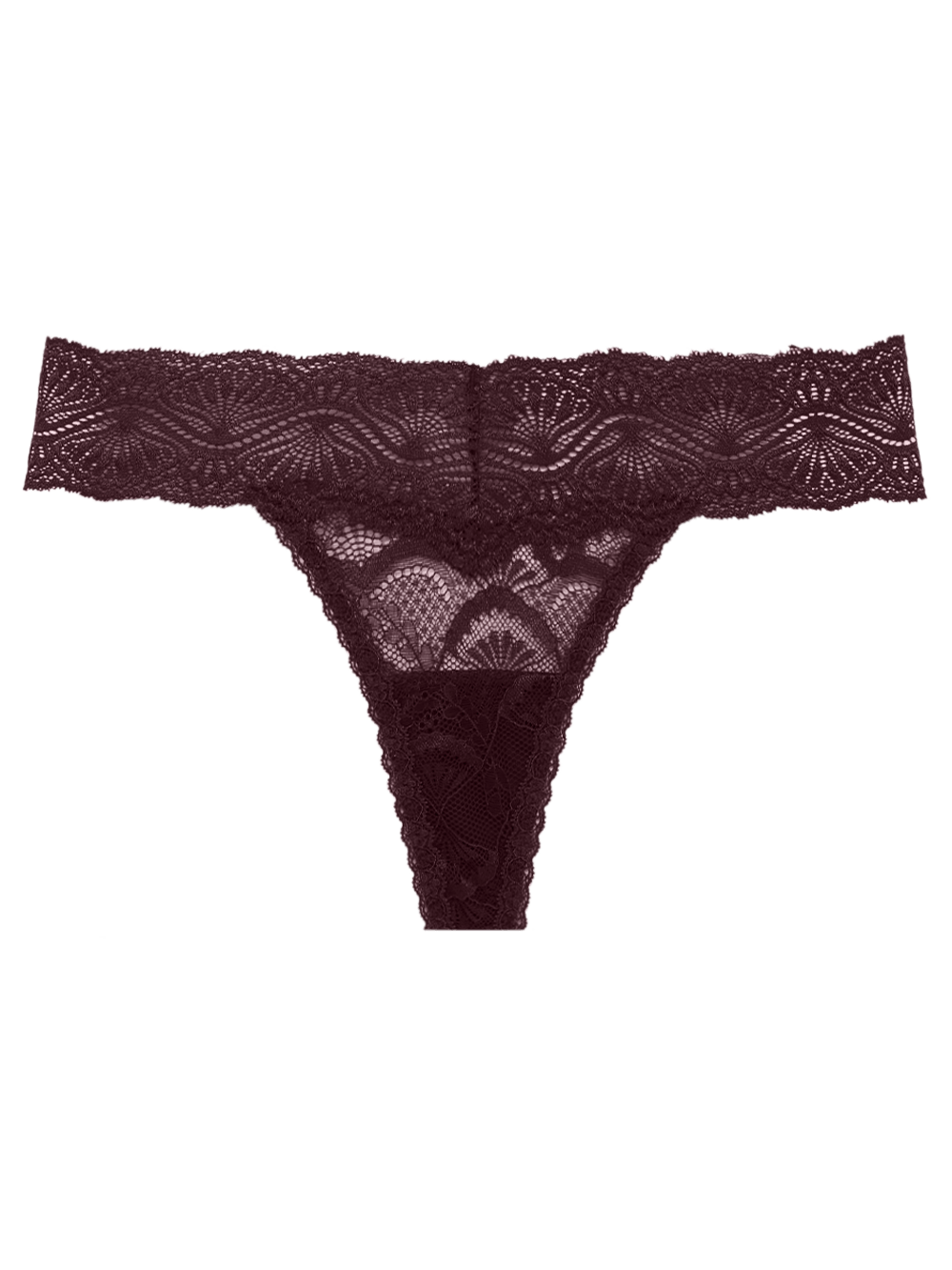 Calcinha Fio Renda Shiny Love Vinho Catawba Grape