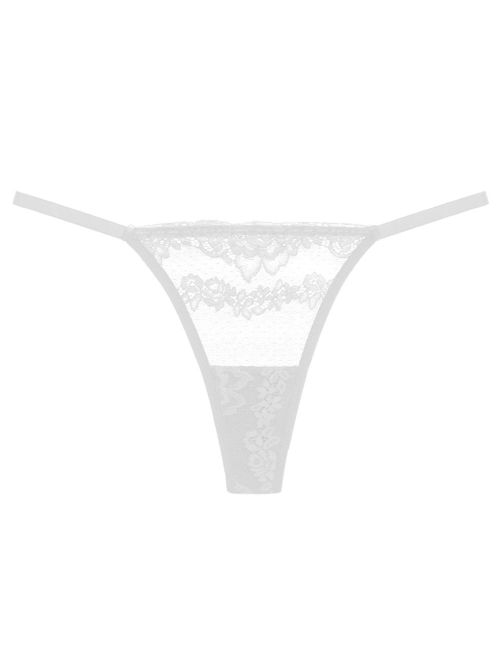 Calcinha String Fio Renda Femme Branco