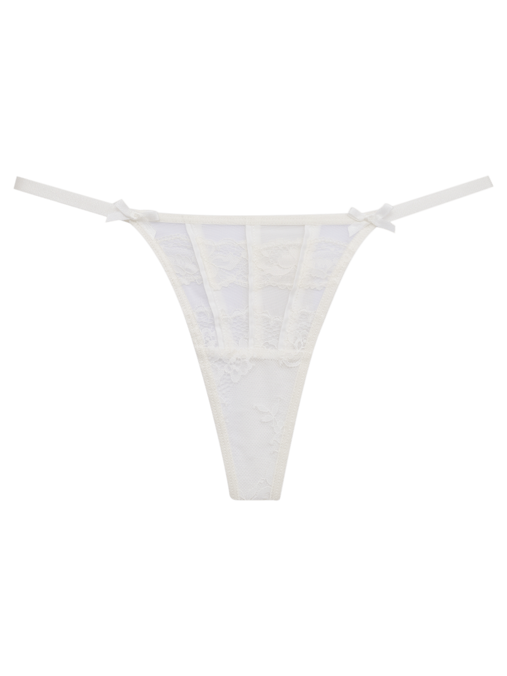 Calcinha String Fio Renda Tiffany Branco
